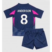 Nottingham Forest Elliot Anderson #8 Udebane Trøje Børn 2024-25 Kortærmet (+ Korte bukser)